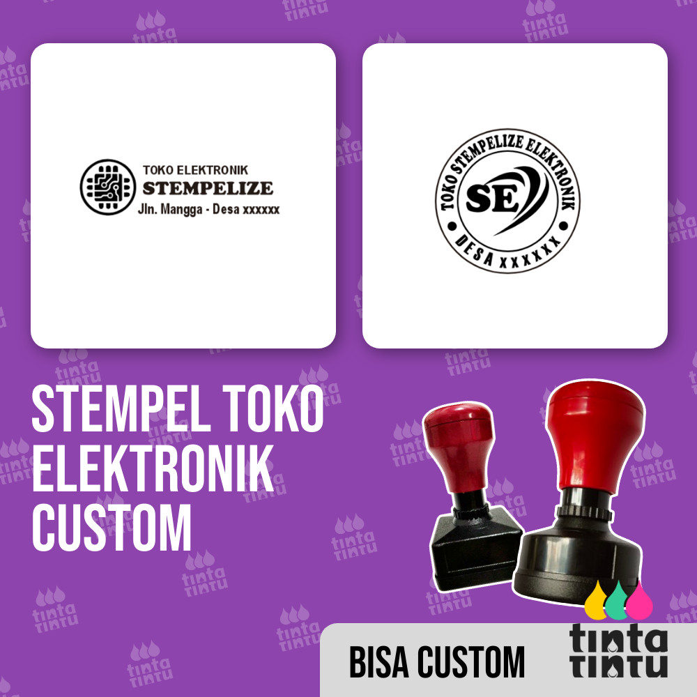 

Stempel Toko Elektronik Custom