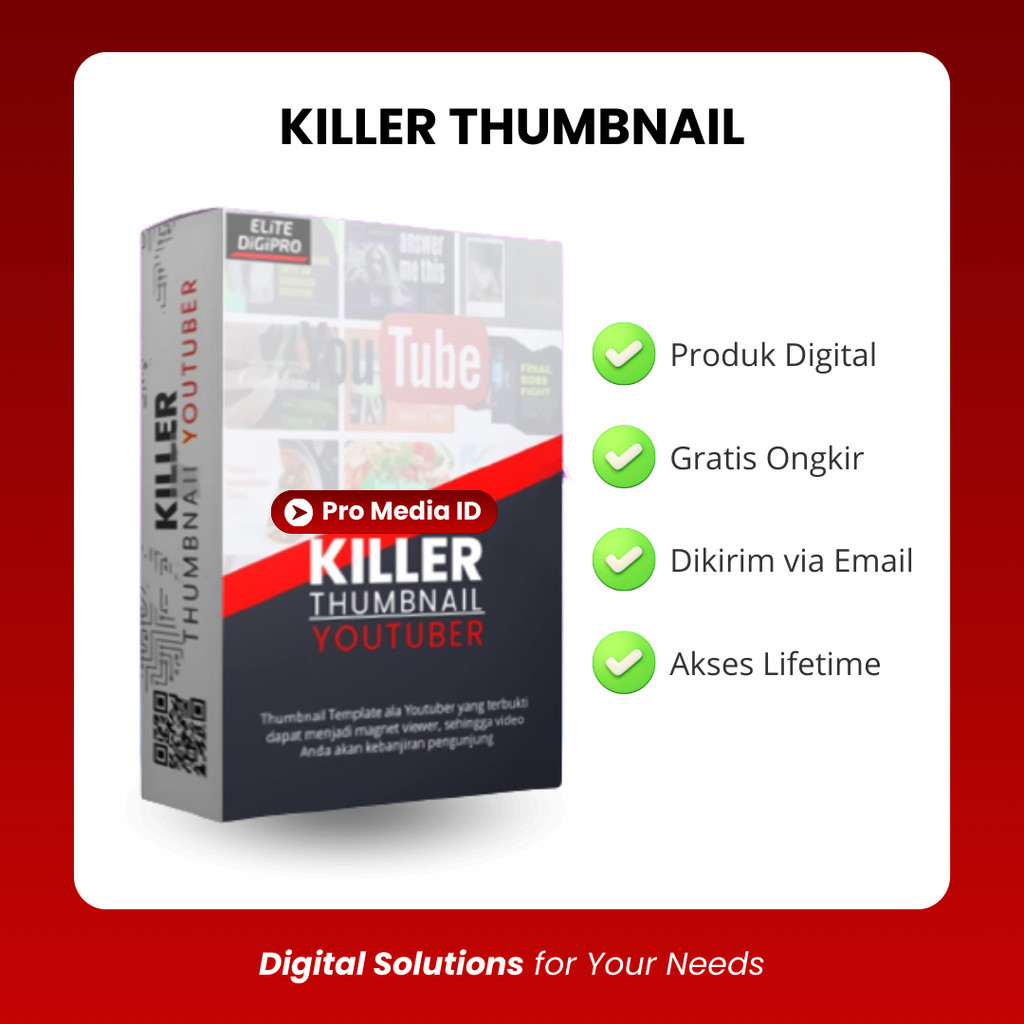 Kumpulan Desain Template Cover Youtube Menarik Killer Thumbnail Elite