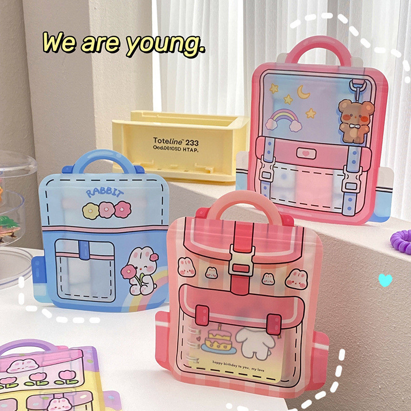 

3D PLASTIK BINGKISAN ZIPLOCK STANDING POUCH 3D GOODIE BAG KEMASAN COOKIES CANDY PERMEN AKSESORIS ORGANIZER MULTI FINGSI