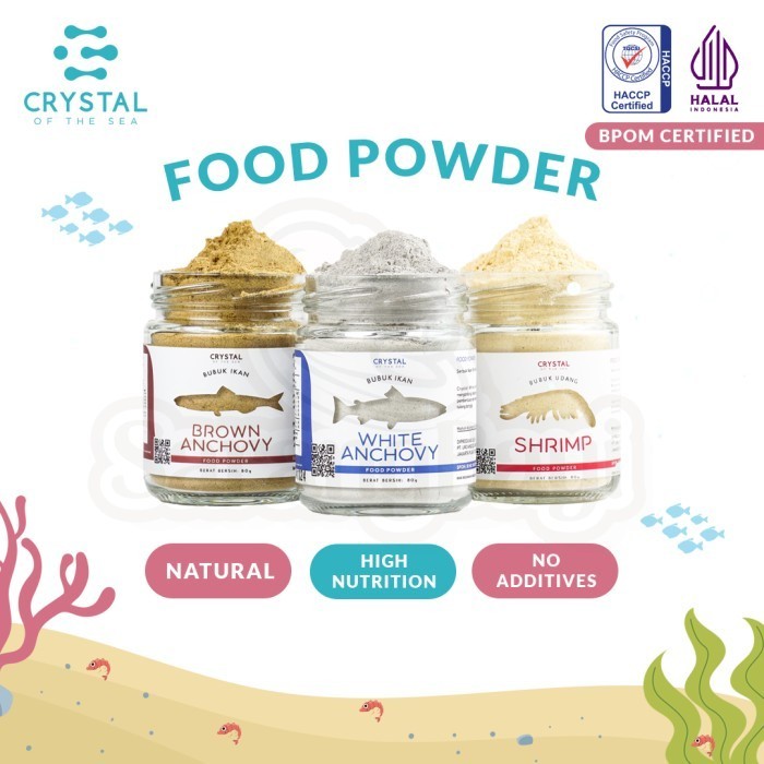 

Crystal of The Sea Food Powder / Bubuk Kaldu Makanan MPASI