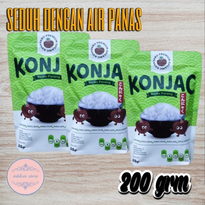 

Promo Termurah - sukron_86 Konjac rice beras porang 200 gram - Repack 200