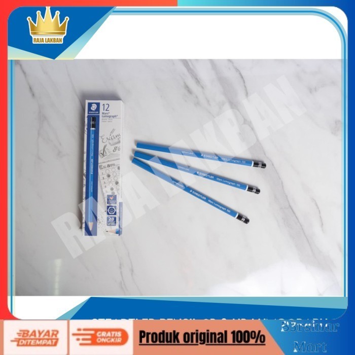 

[[KUALITAS TERBAIK]] Steadtler Pensil 2B & HB Lumograph Exam ( Harga Per Lusin TERMURAH !!) 2B COD
