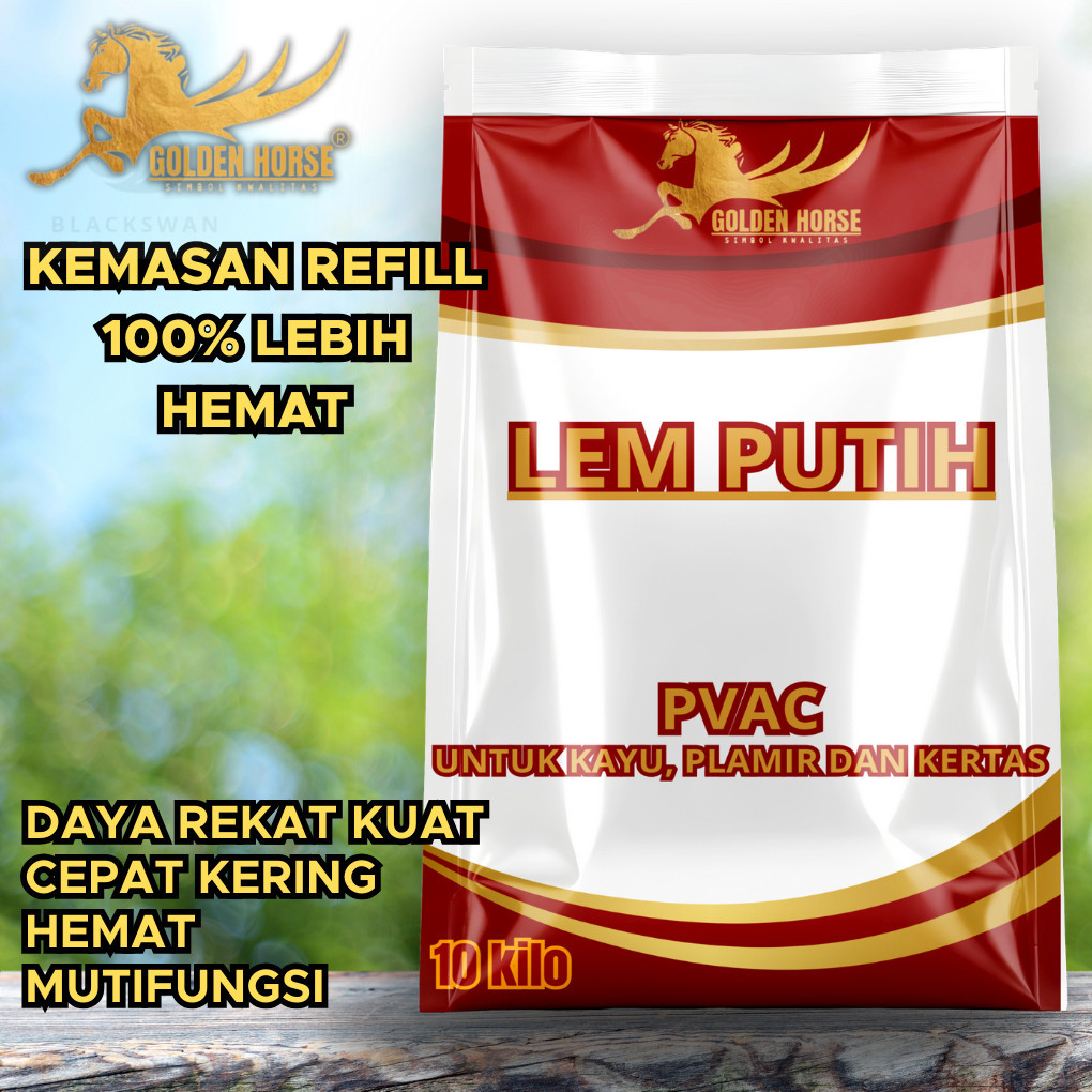 Lem Putih pvac 10 kilo - golden horse