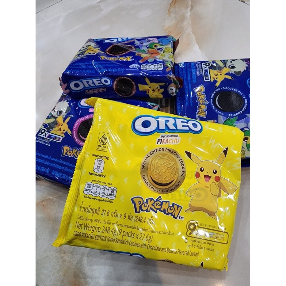 

Oreo Pokemon Sandwich Cookie Multipack - Choco Banana