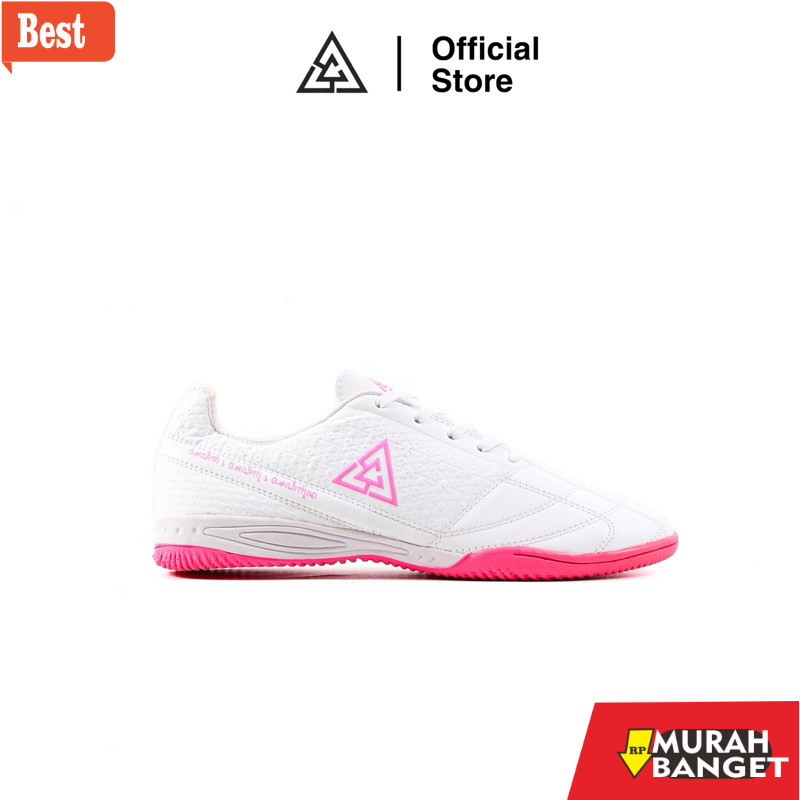 Sepatu futsal kekinian APHA - Sepatu Futsal Apha Genesis Putih Pink