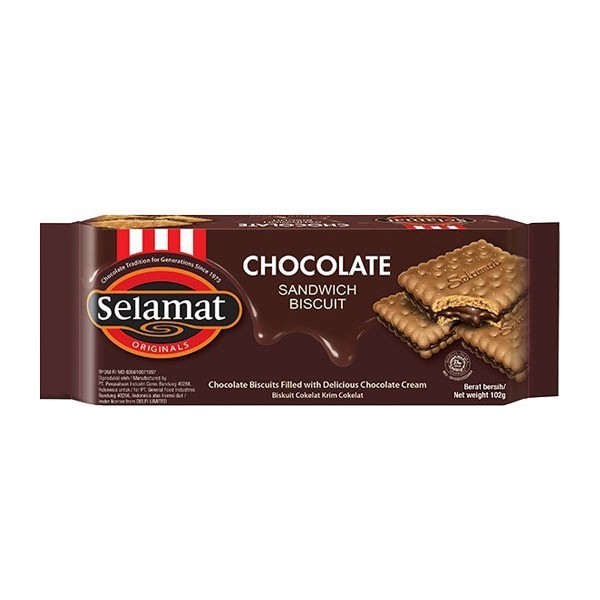 

Selamat Biscuits Chocolate 102 Gr Diskon