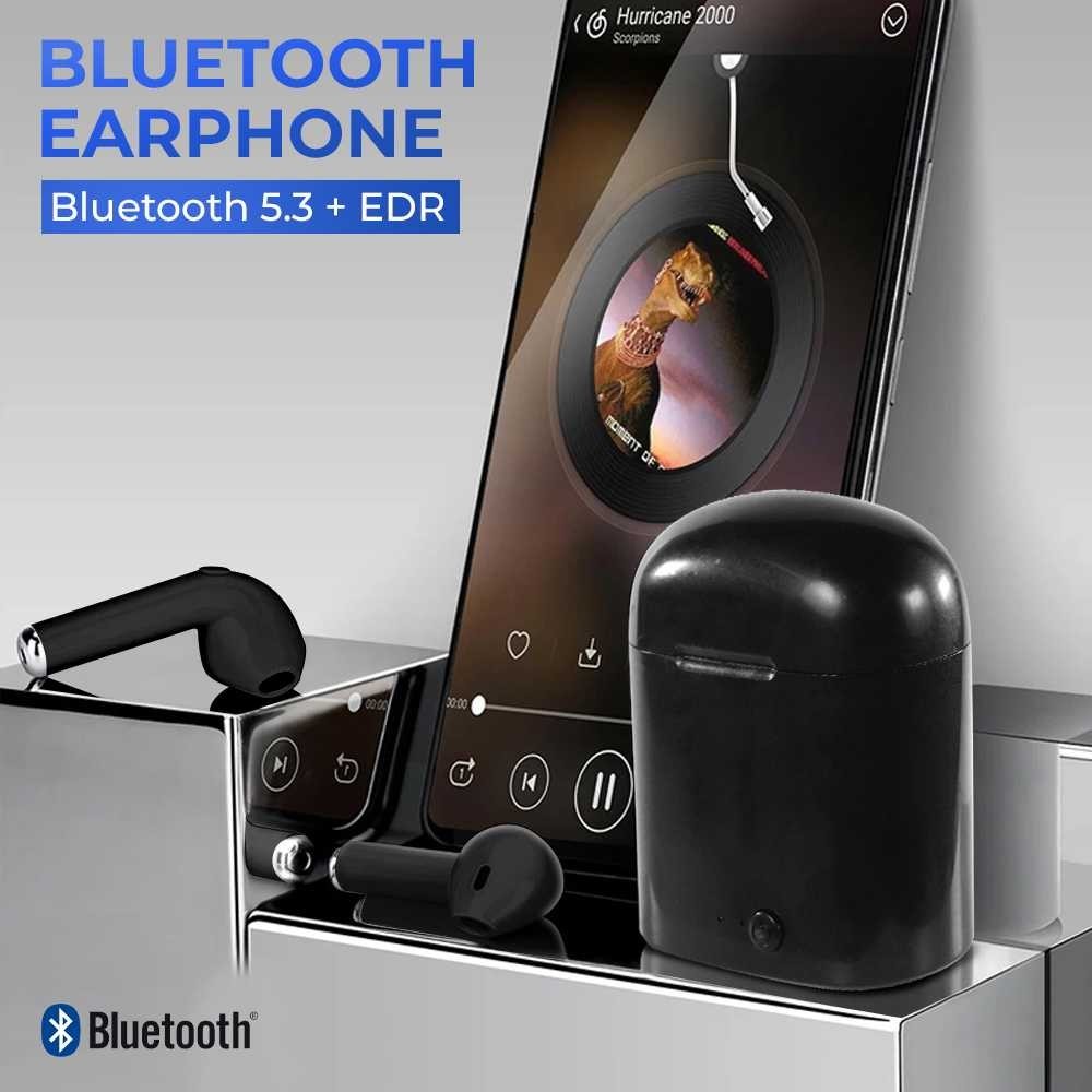 Mini Earphone Airpods Bluetooth 5.3 with Charging Case - i7S TWS