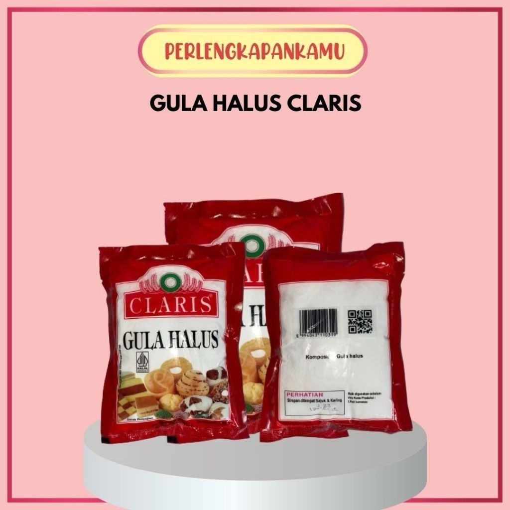 

Per Dus Gula Halus Claris Merah Tabur Donat Orange Tepung Gula Dingin 250gram (16 Pack)