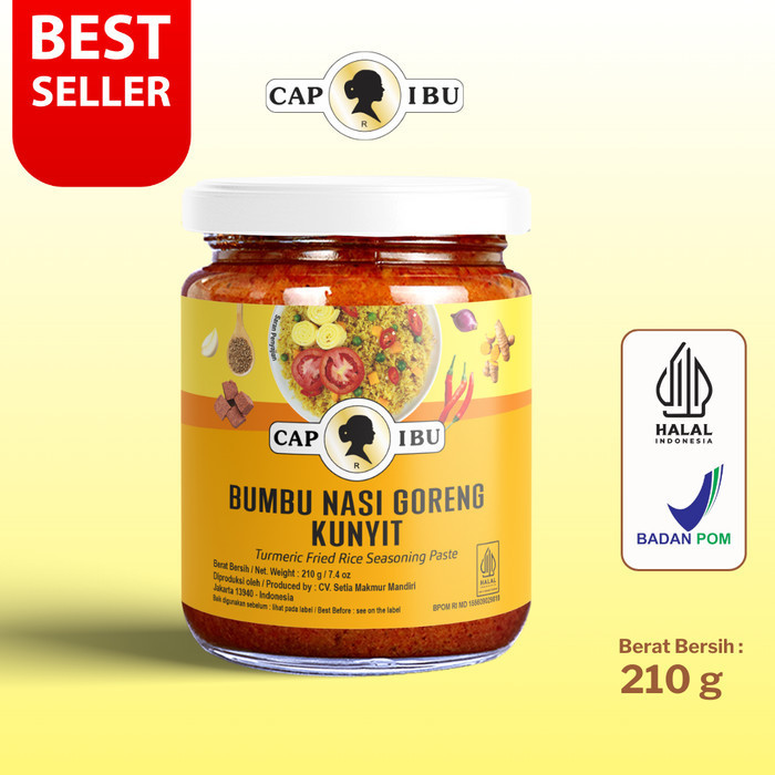 

[Bumbu SIap Pakai] Bumbu Nasi Goreng Kunyit Cap Ibu - 210 gram