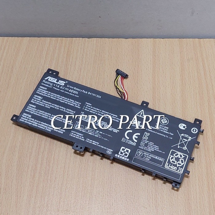 Baterai Laptop ASUS A451 A451L A451LN A451LB A451LA ( B41N1304 ) -NEW