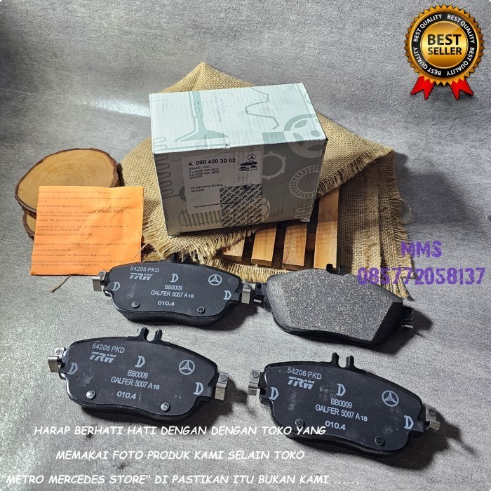 KAMPAS REM DEPAN W117 W156 W176 W246 CLA GLA A0004203002