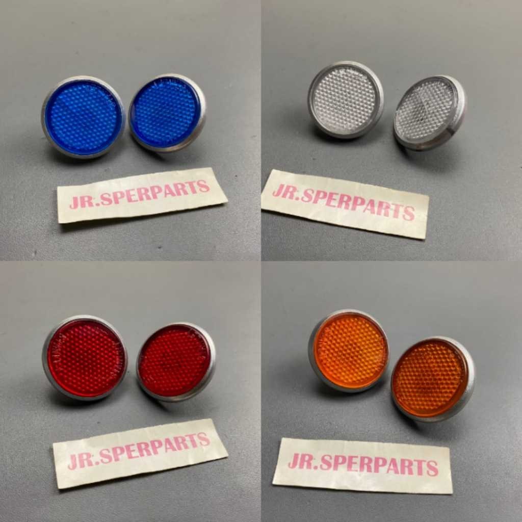 Mata Kucing cateye Honda C70 Warna Biru Putih Merah Orange