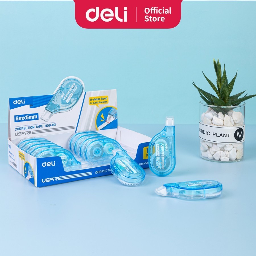 

Tipe-X Kertas Deli USPIRE 6mx5mm - EH08-BX