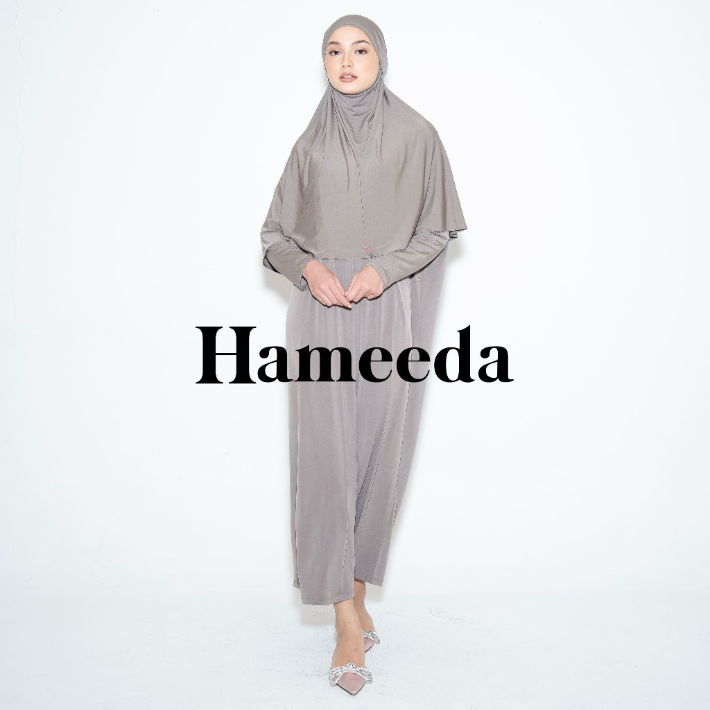 [NEW]  Hameeda - Sahar Batwing Dress | Loose Jersey Dress Busui