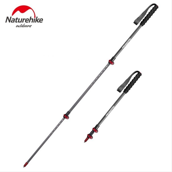 TREKKING POLE ST10 CARBON FIBER LIGHTER NATUREHIKE NH19S010-T
