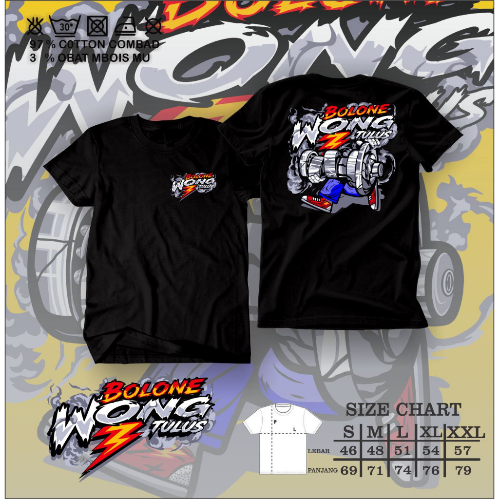 KAOS BOLO WONG TULUS KAOS CB GL TIGER HEREK TERBARU KAOS TERBAIK BISA COD