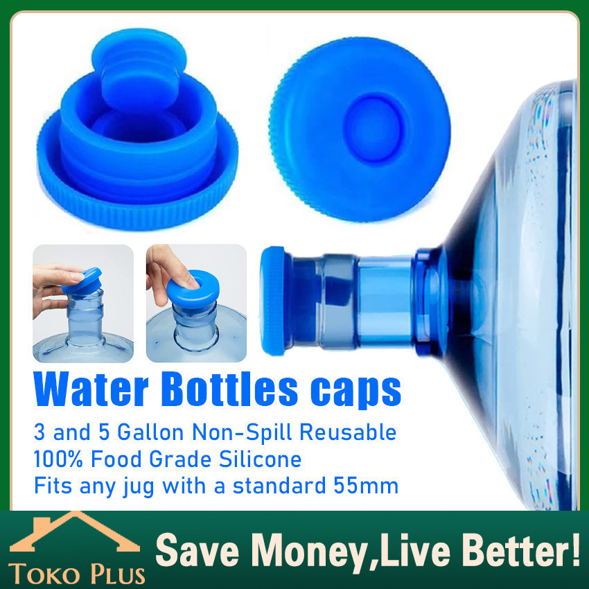 Reusable Silicone Tutup Botol Galon Silikon Food Grade Tutup Galon Air Anti Tumpah Silikon Water Gal