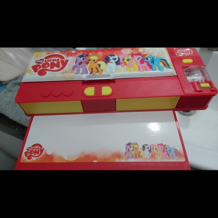 

✨LARIS✨ -Tempat pensil besar tombol pencet / tempat alat tulis anak - Superman