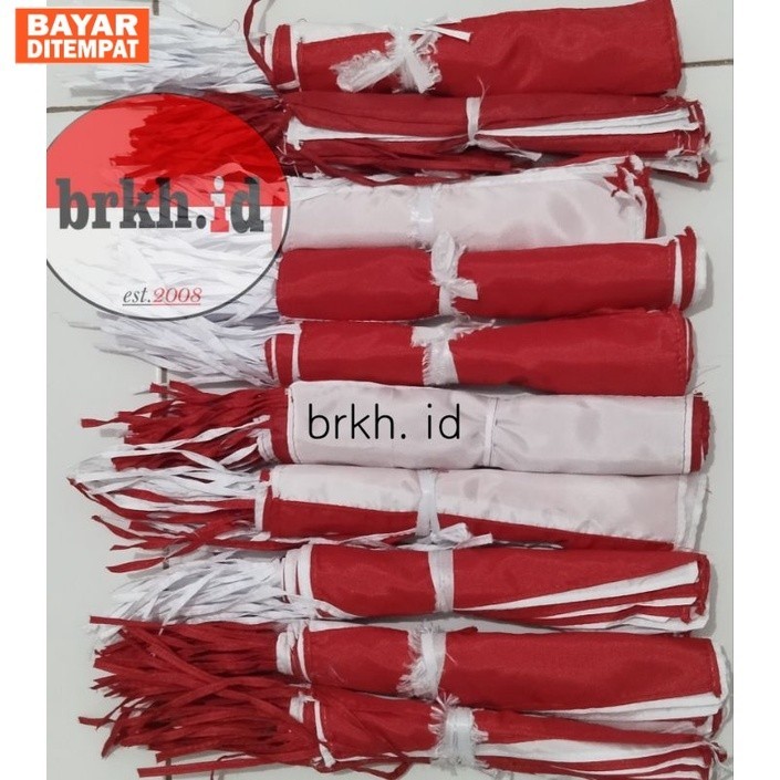 BENDERA MERAH PUTIH ( 20 PCS ) UKURAN KECIL MINI/BENDERA INDONESIA MINI