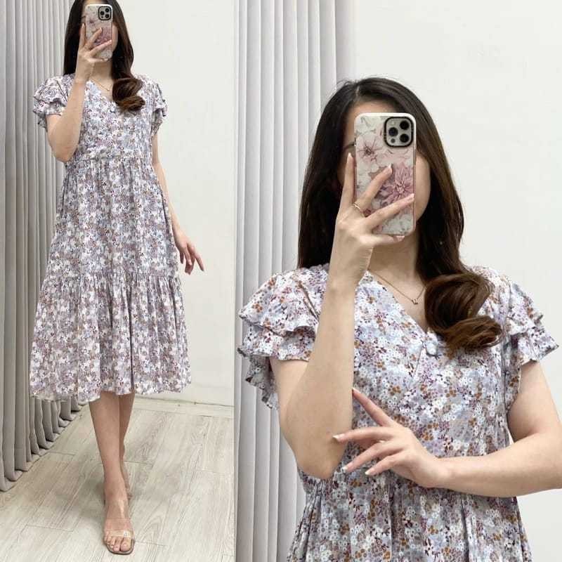 BAJU DASTER DRESS KIMONO REMAJA WANITA TALI SAMPING KANAN KIRI BUSUI BUMIL MOTIF KATUN RAYON PREMIUM