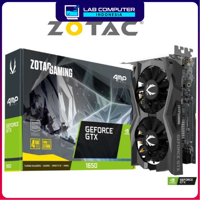 ZOTAC GAMING GeForce GTX 1650 AMP Core GDDR6 | VGA GTX1650 4GB GDDR6