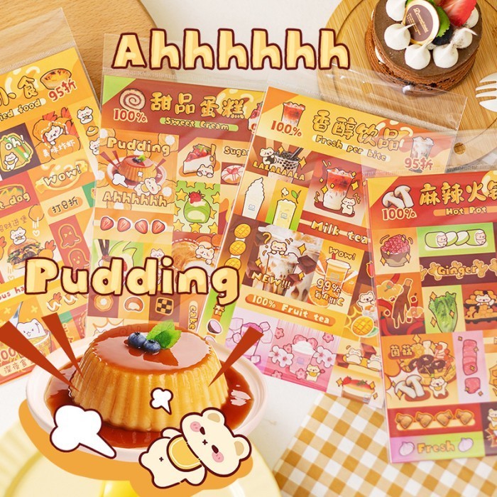 

Sticker Dekorasi Journal Lucu JAPANESE FOOD EDITION Deco Stiker Versi Makanan Jepang