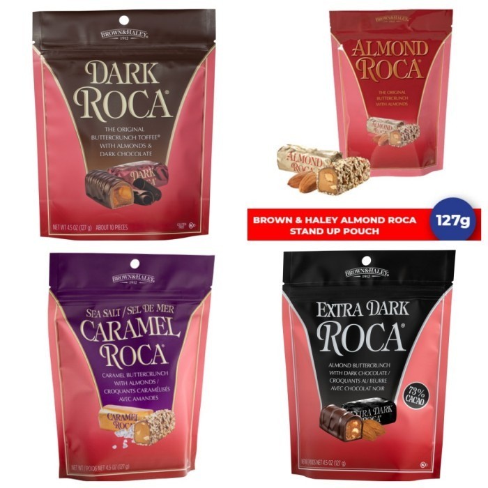 

Cokelat Brown & Haley Almond Buttercrunch Pouch asal Amerika