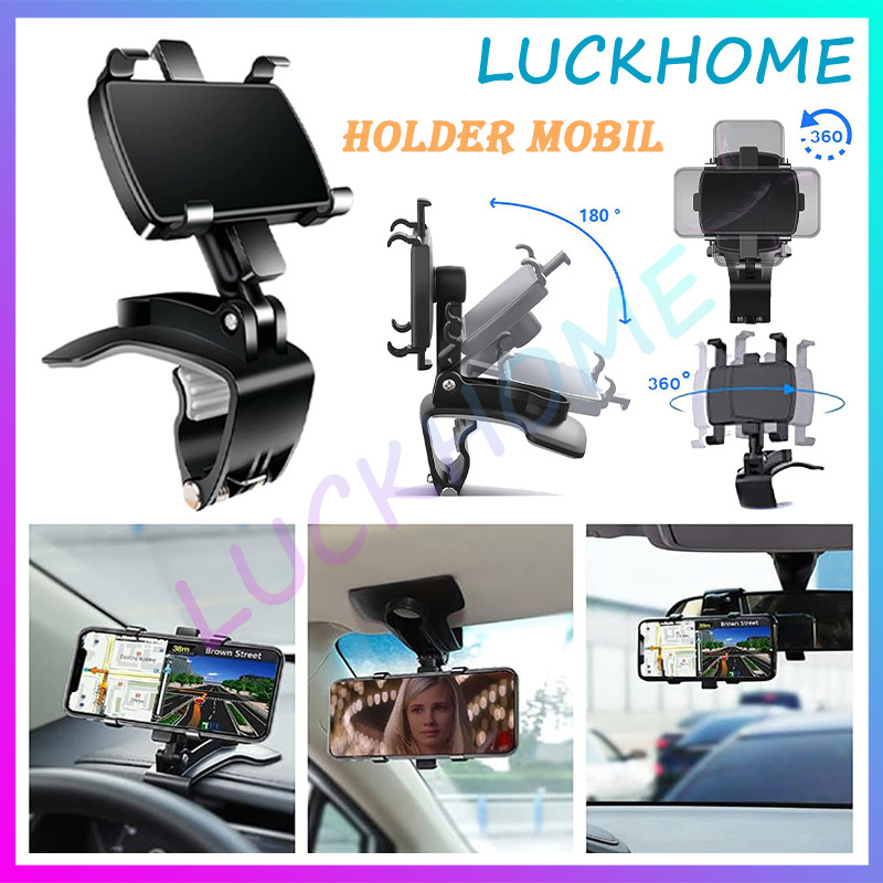 Holder Mobil HD35 Dudukan Stand Handphone Hd-35 Car Phone Holder Car Phone Holder Mobil Jepit