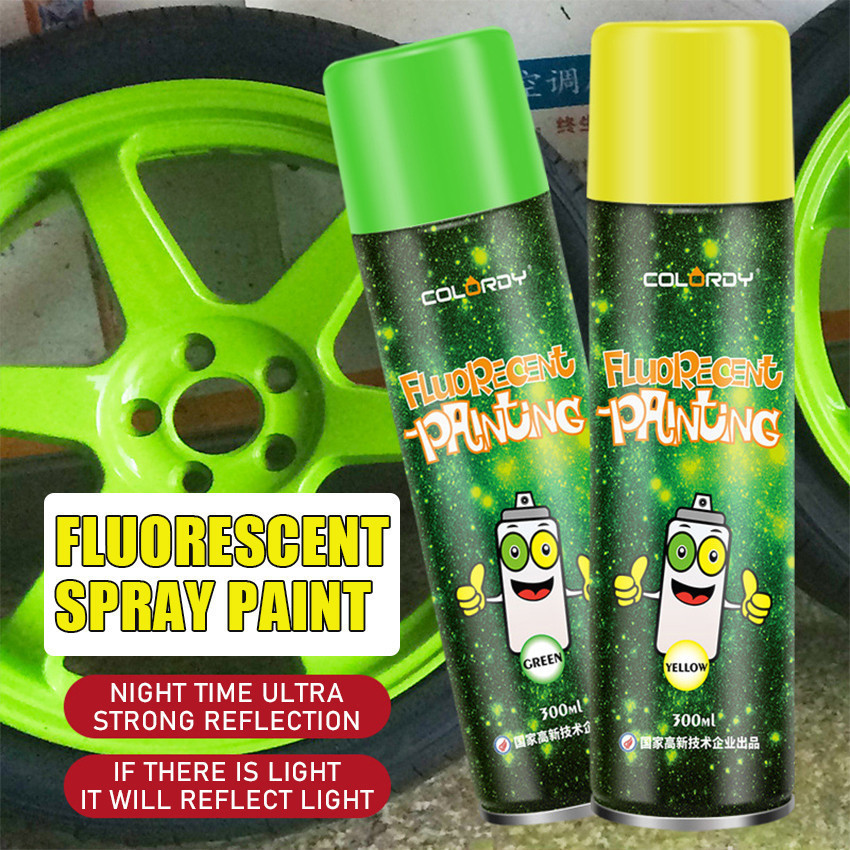 300Ml Cat Semprot Glow In The Dark Paint Cat Semprot Ban Motor Mobil Sepeda Multifungsi Cat Semprot