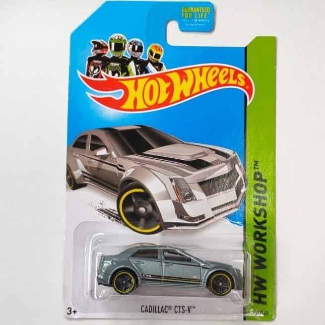 Hotwheels Cadillac CTS V CTSV abu-abu 2013