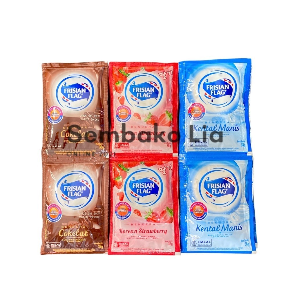 

Frisian Flag Susu Kental Manis Coklat Susu Kental Manis Putih Renteng Isi 6pc Susu Frisian Flag 40gr Renceng