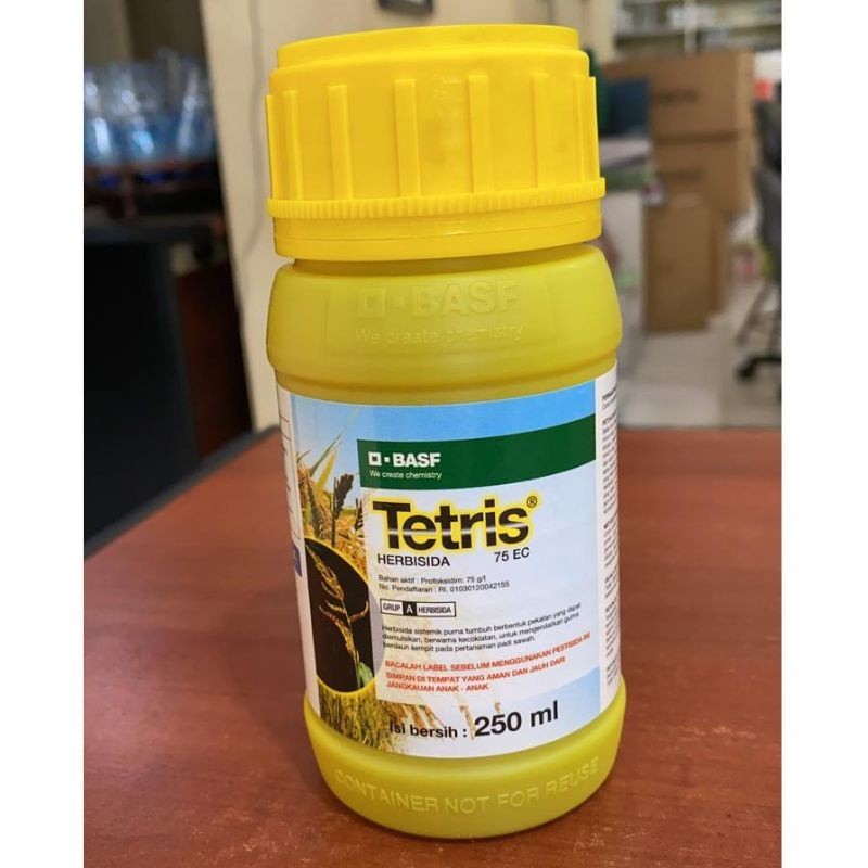 PROMO Tetris 75EC kemasan 250ml Herbisida Pembasmi Rumput Selektif untuk Tanaman Padi