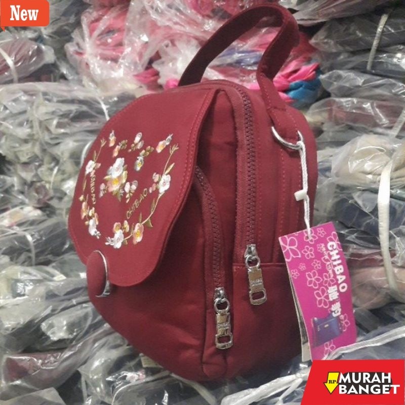 tas ransel wanita shopee TAS RANSEL 3in1 CHIBAO IMPORT ORI
