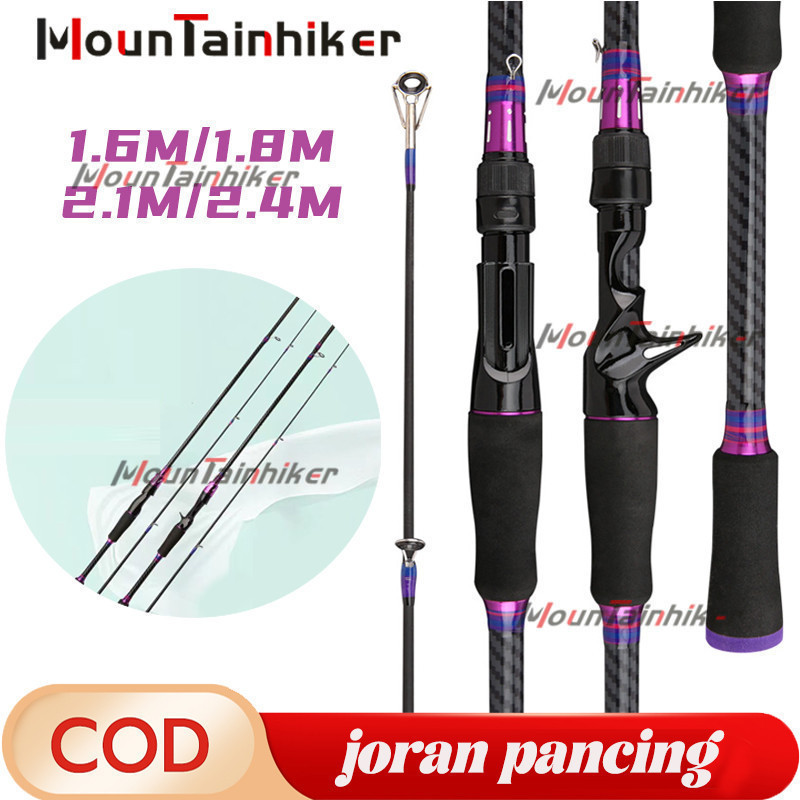 joran pancing spinning/casting 1.65m/1.8m/2.1m M/ML joran Joran Pancing Carbon Sutet  Tongkat Pancin