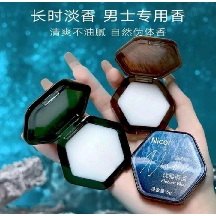 PARFUM BALM NICOR SOLID BALM 5GR PARFUM BALSEM PARFUM SOLID PARFUM OLES MAKE SCENTED SOLID PARFUME