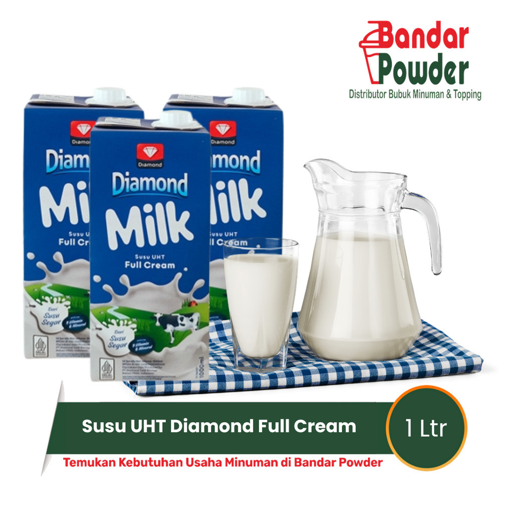 

Susu UHT Diamond 1Ltr - Susu Diamond Milk Fullcream - Karton