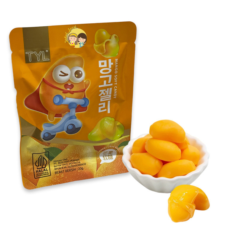 

LARIS MANIS TYL Permen Lunak 20 Gr Rasa Mangga Jeruk by Jadoel_Snack