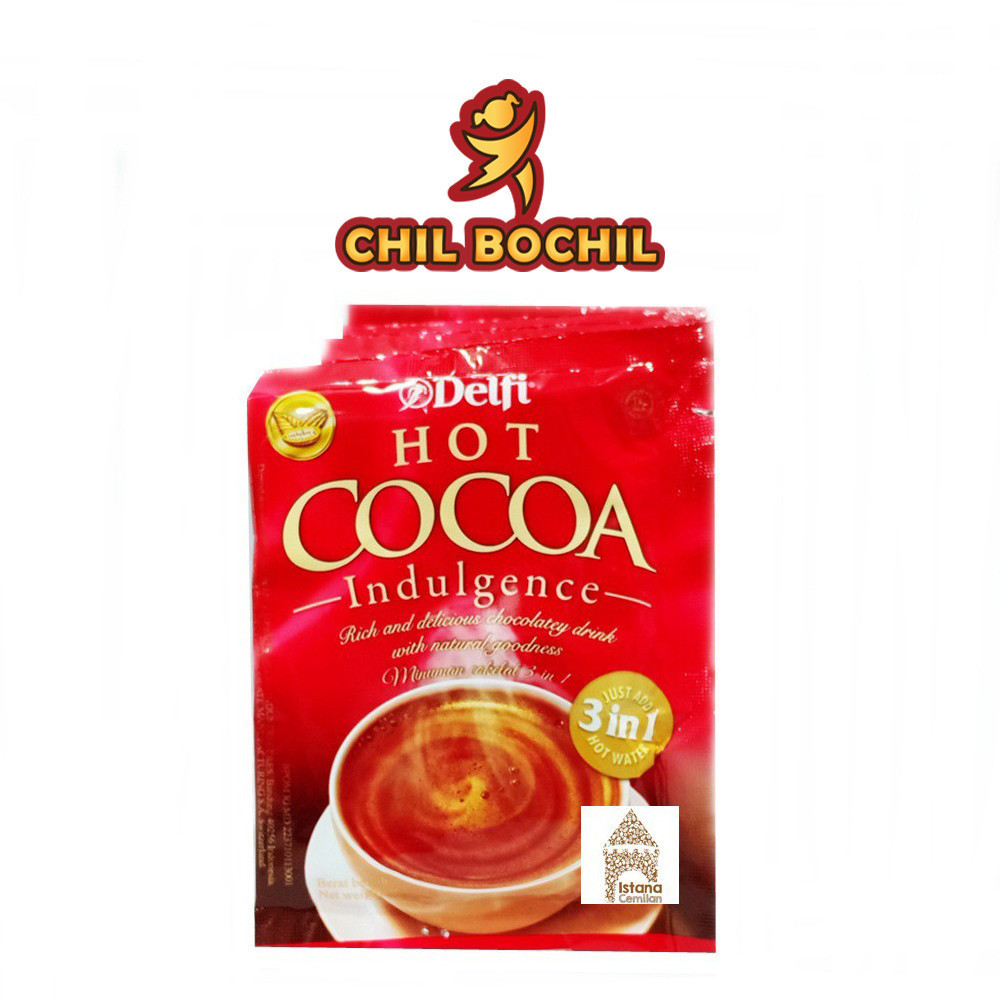 

DELFI HOT COCOA RENCENG ISI 10 SACHET X 25 GRAM - CHIL BOCHIL