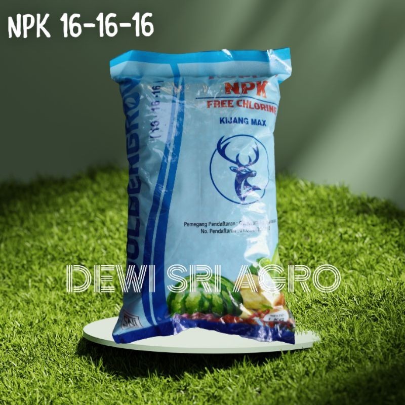 (COD) Pupuk NPK 16-16-16 Golden Grow 1 kg