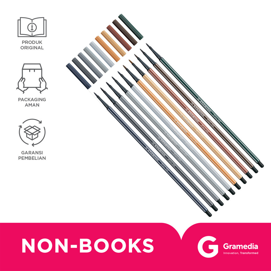 

Stabilo Pen 68 Light Cold Grey