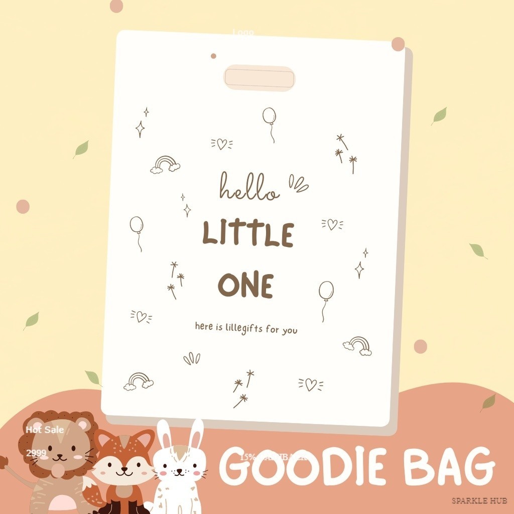 

Tote Bag Goodie Bag Premium Hampers Bayi Lillegifts Kado Lahiran KD001