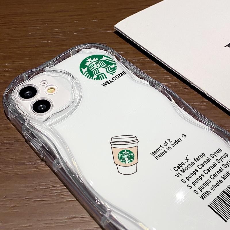 Case For Samsung A23 4G 5G A20 A20s A21s A22 4G A24 A25 Casing Soft Camera Protection Logo Starbucks