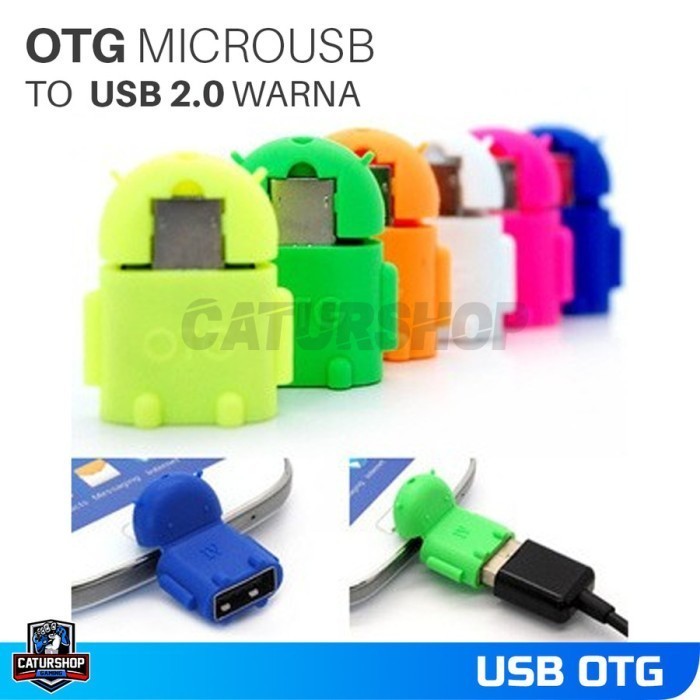 USB OTG Microusb to USB - Mini OTG Micro USB to USB Flashdisk ke HP