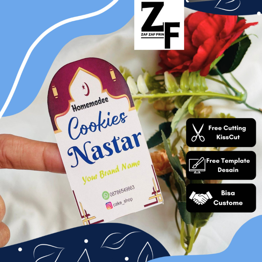 

ZAF STIKER OVAL STICKER KEMASAN TOPLES KUE KERING IDUL FITRI LEBARAN HAMPERS SUDAH CUTTING