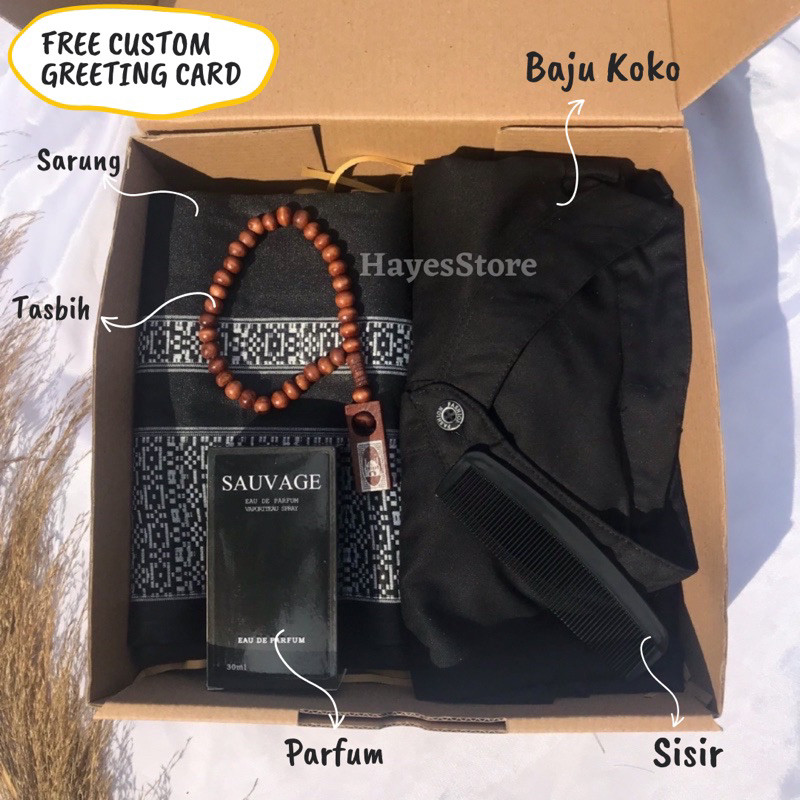 

Baju LebaranGBP013 BAJU KOKO PRIA GIFT BOX COWOK / KADO COWOK / BAJU KOKO SARUNG / HAMPERS RAMADHAN COWOK / HAMPERS / GRADUATION