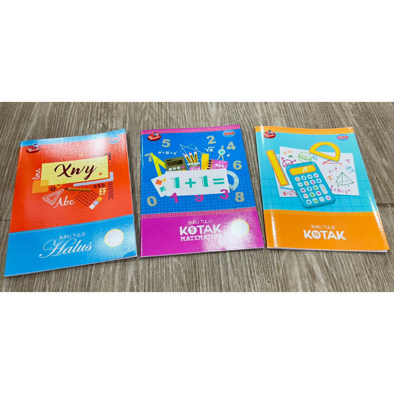 

Buku Tulis Halus / Buku Tulis Indah / Buku Kotak Besar/ Buku Kotak Kecil SIDU - 1PCS - [213]