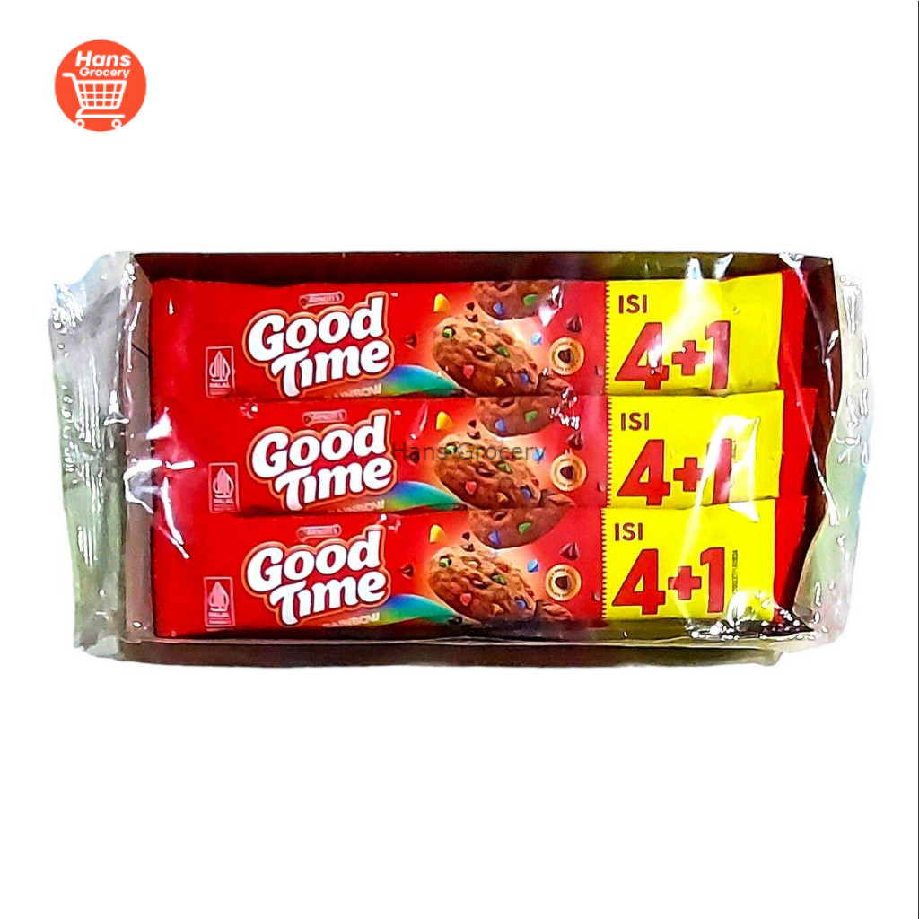 

Hans ARNOTT'S GOOD TIME BOX ISI 12 x 26.5gr DOUBLE CHOCOLATE CHOC COOKIES COKLAT CHOCOCHIP