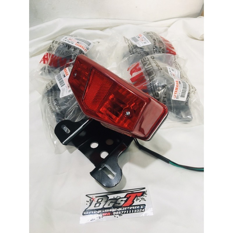 STOPLAMP RX KING LAMPU BELAKANG RX KING 2008 SET DUDUKAN TINGGAL PASANG