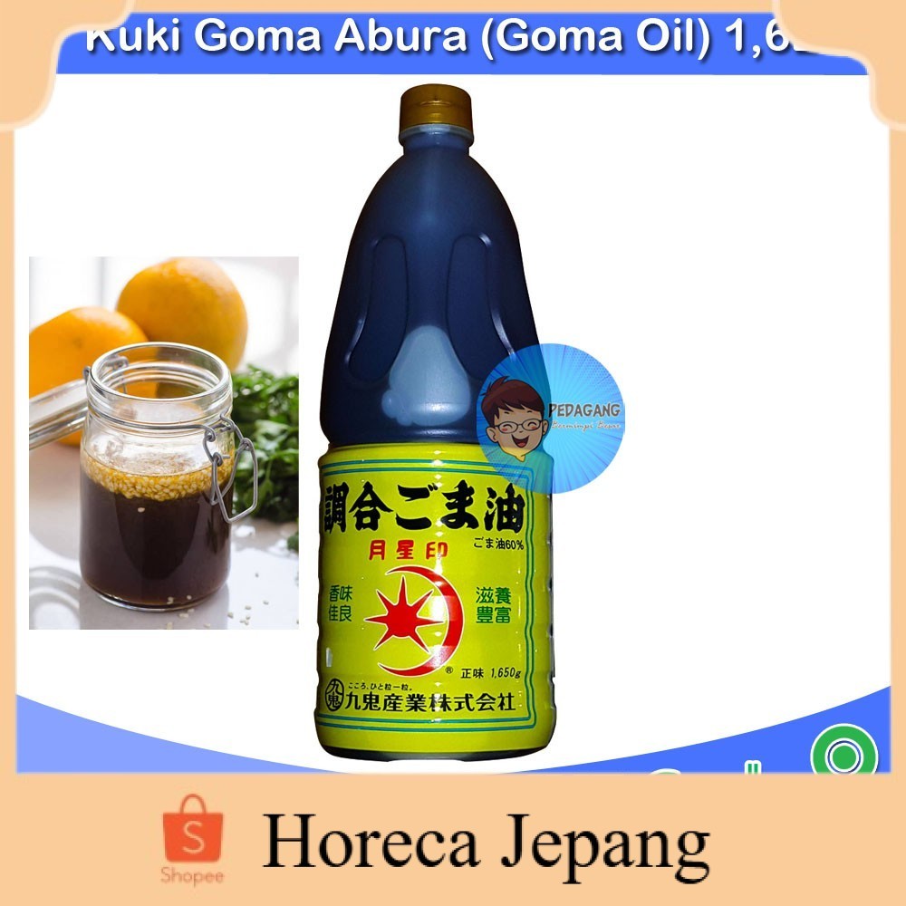 

Kuki Goma Abura 1,6L | Kuki Goma Oil | Kuki Sesame Oil | Minyak Wijen