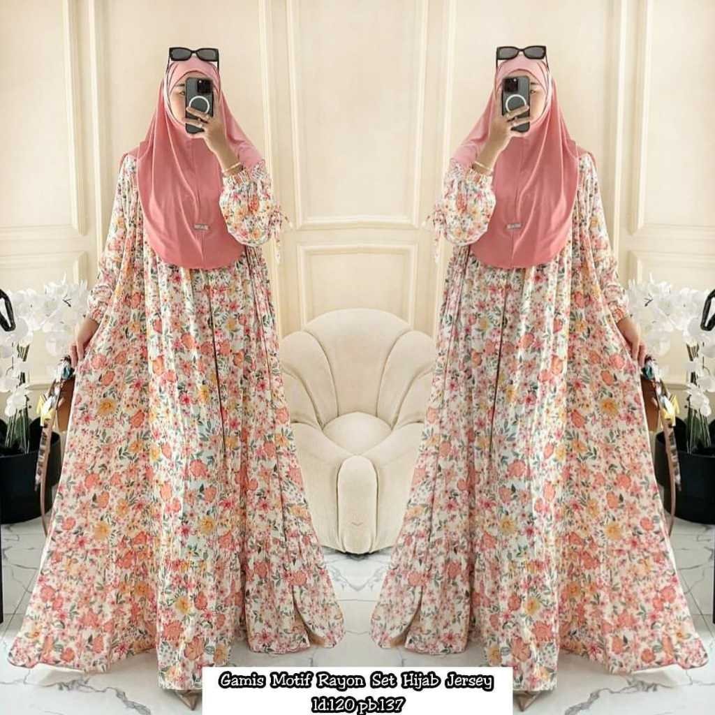 AR45G LAVANYA SET BERGO PREMIUM GAMIS RAYON DIAMOND SET HIJAB JERSEY BUSUI MAYUNG VIRAL PREMIUM JUMB